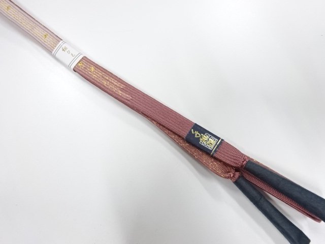 JAPANESE KIMONO / UNUSED KOREI HAND-TIED OBIJIME